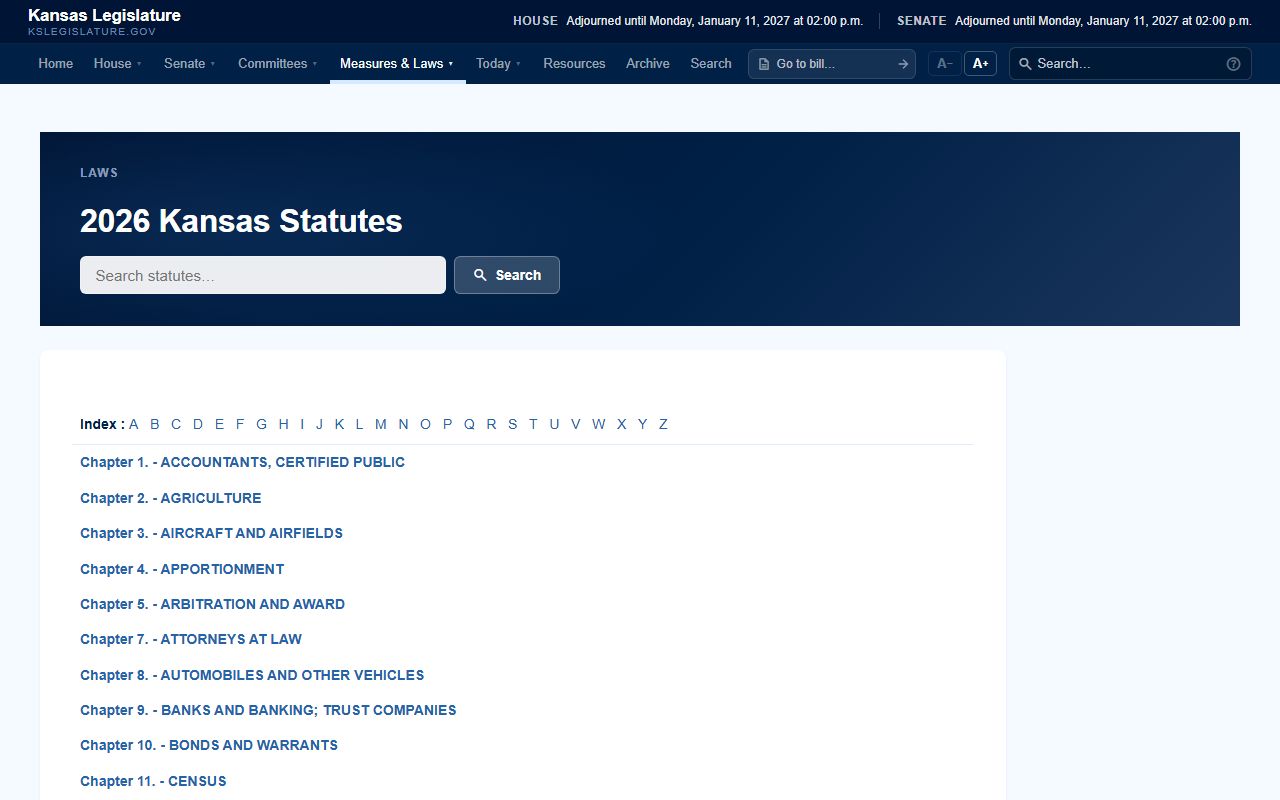Reno County court records Kansas statutes portal